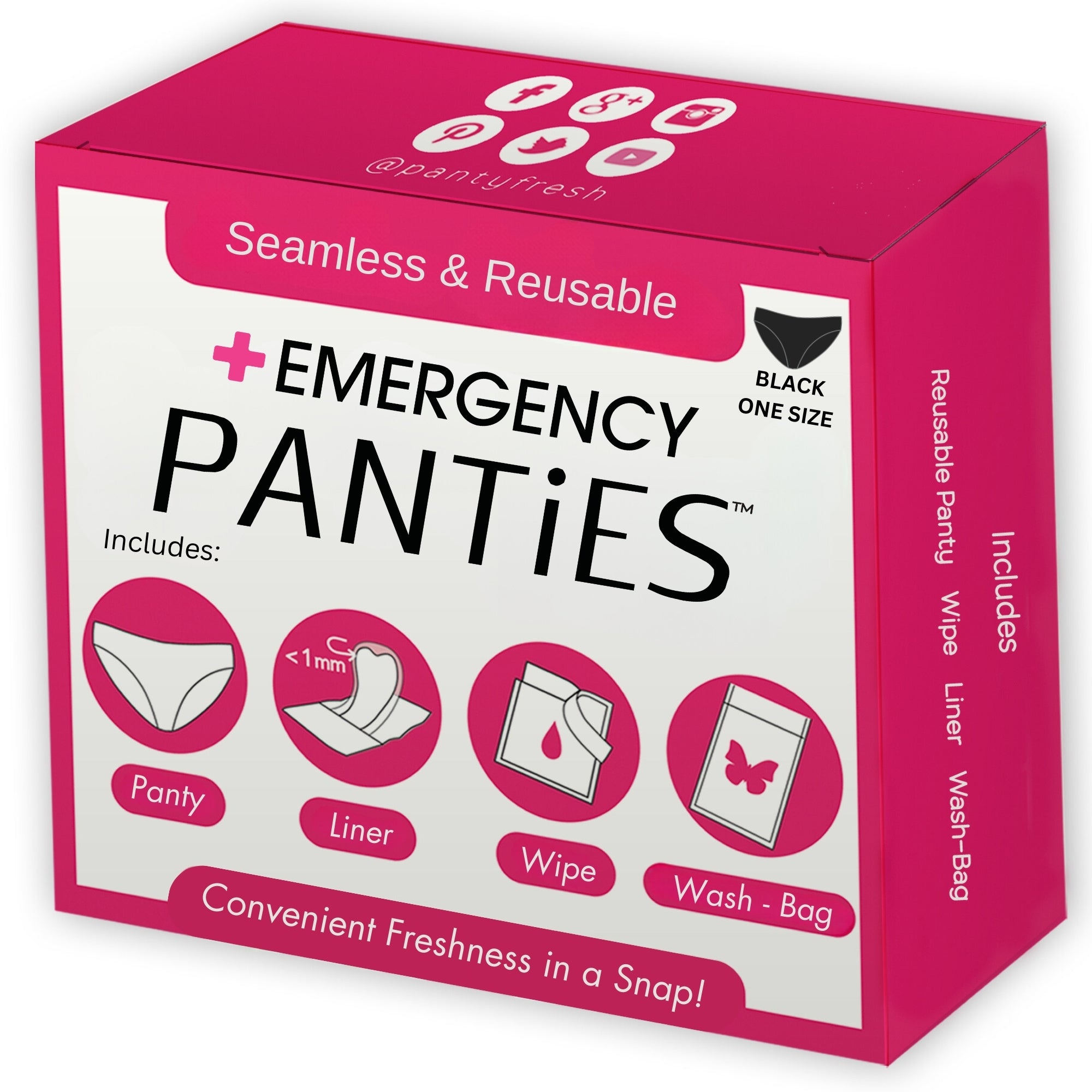 Emergency Panties By Panty Fresh Complete On-the-Go Feminine Hygiene Kit –  Panty Fresh Inc.