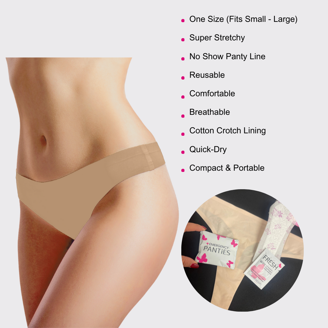 3in1 Essentials Kit - Beige Thong One Size Fits Small - Large